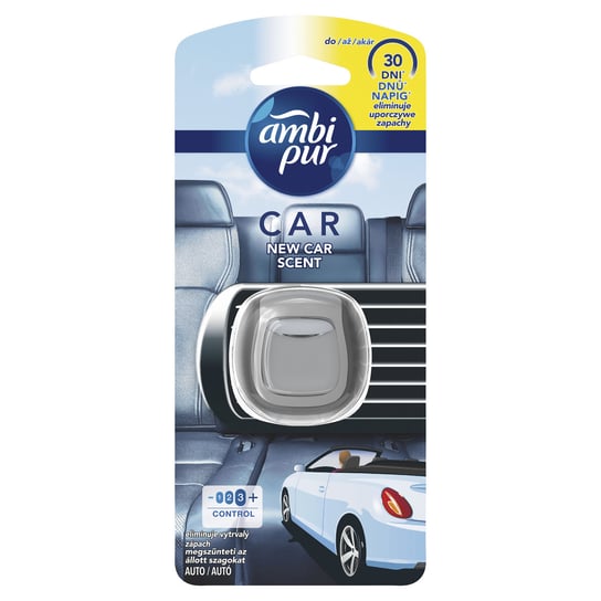 Ambi Pur Car New Car, Samochodowy odświeżacz powietrza, 2ml Ambi Pur