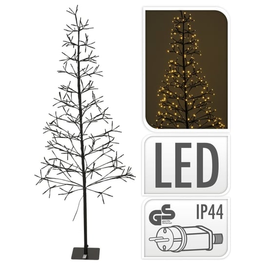 Ambiance Drzewko świąteczne z 280 lampkami LED, 150 cm Ambiance