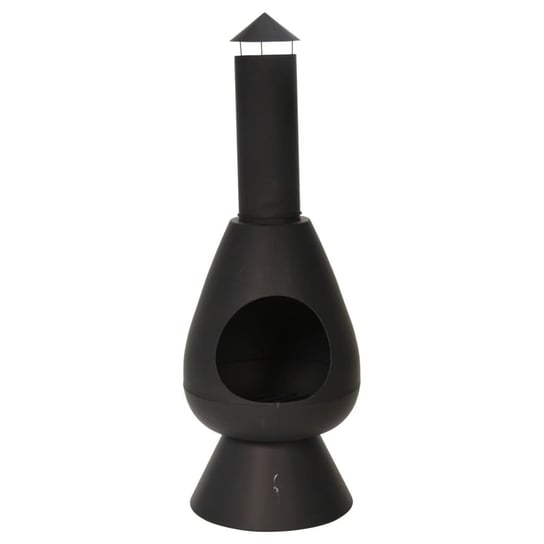 Ambiance Palenisko z kominem Ambient, 110 cm, czarne Ambiance