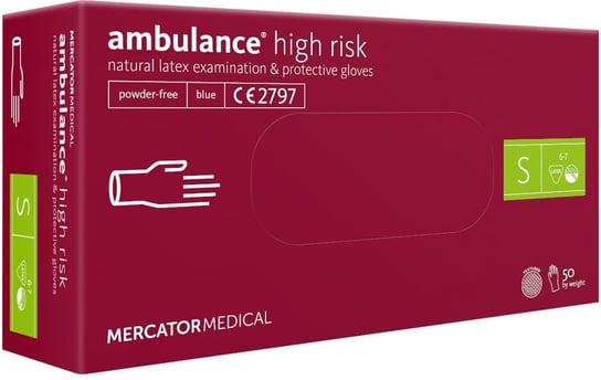 ambulance® high risk 50 szt., rozmiar S Mercator Medical