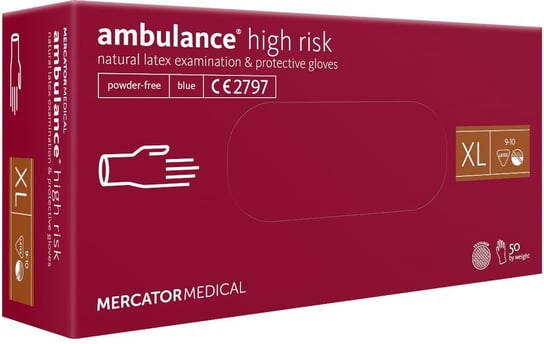 ambulance® high risk 50 szt., rozmiar XL Mercator Medical