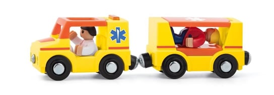 Ambulans Z Przyczepką I Ludzikami Woodyland