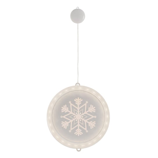 AmeliaHome, Dekoracja świąteczna Snowball, transparentny do wewnątrz AmeliaHome