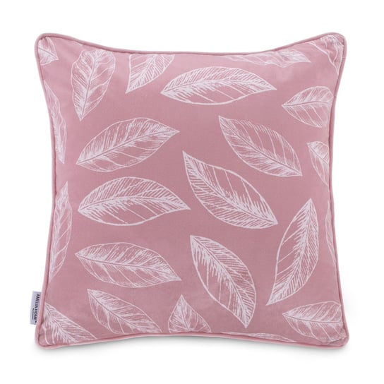 AmeliaHome, Poduszka dekoracyjna Calm styl klasyczny Velvet, rozm. 45x45 cm, Różowy AmeliaHome