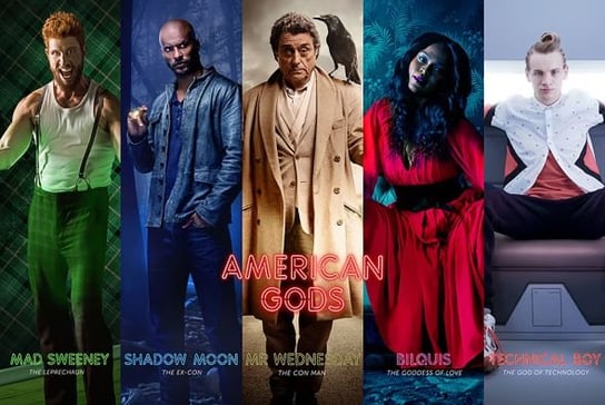 American Gods - plakat z serialu 91,5x61 cm American Gods