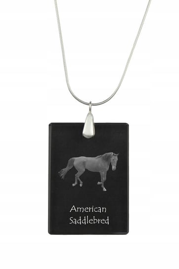 American Saddlebred Kryształowy naszyjnik z koniem Inna marka