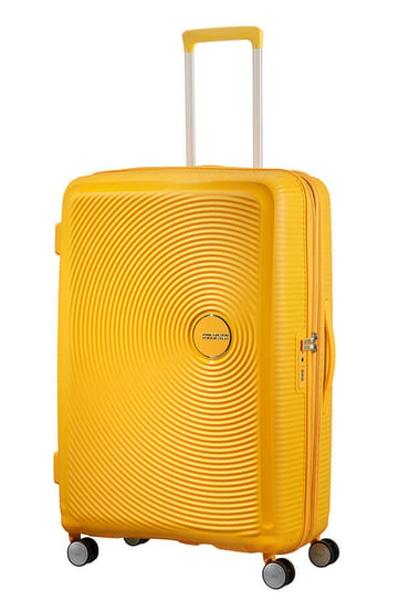 American Tourister, Soundbox, Walizka kabinowa poszerzana, pomarańczowa, 77 cm American Tourister