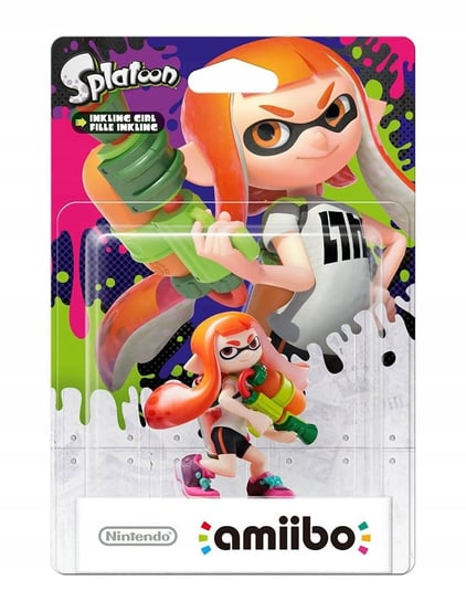 Amiibo Splatoon - Inkling Girl Orange Nintendo