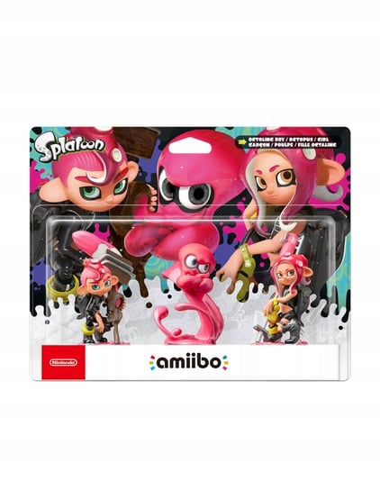 Amiibo Splatoon Octoling 3 Pack (Pink) Nintendo