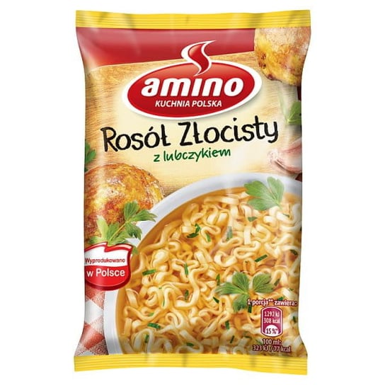 AMINO Rosół Błyskawiczny - Złocisty Z Lubczykiem (57g) Amino