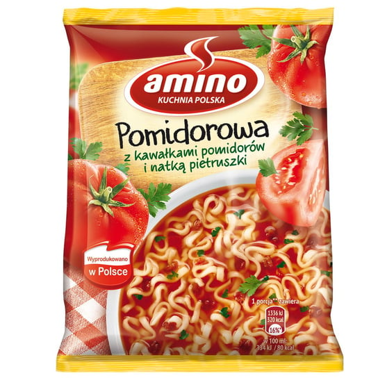 AMINO Zupa Błyskawiczna - Pomidorowa (61g) Amino