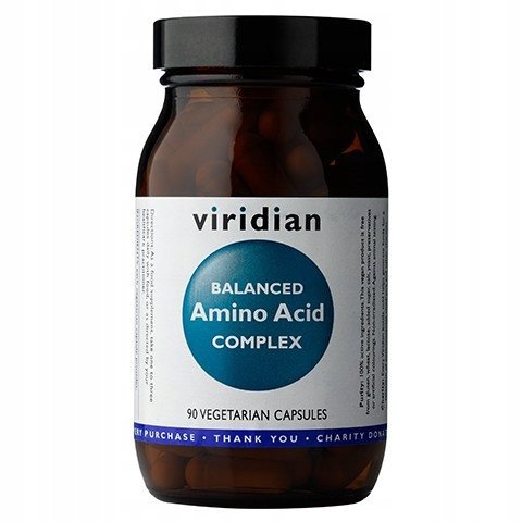 Aminokwasy Kompleks Suplement diety, 90 kaps. Viridian Viridian