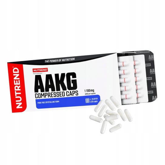 Aminokwasy Nutrend AAKG Compressed Caps 120 l-arginina Nutrend