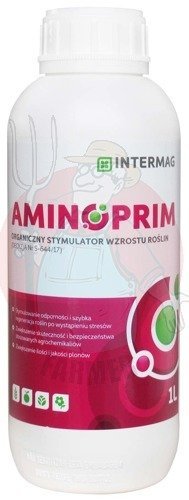 AMINOPRIM to organiczny stymulator charakteryzujący się bardzo wysoką zawartością aminokwasów oraz krótkich łańcuchów peptydowych pochodzenia naturalnego (50% aminokwasów w tym 15% wolnych. inna (Inny)
