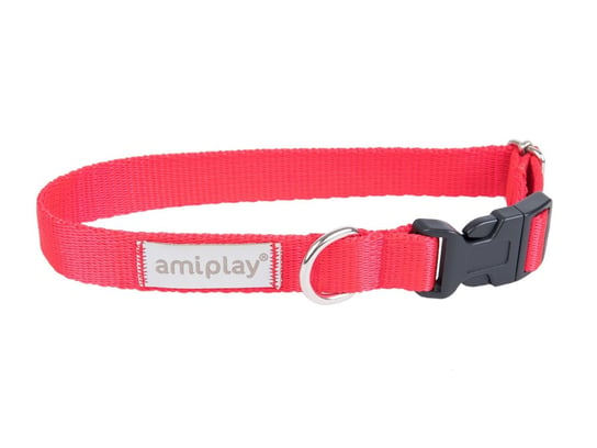 Amiplay Samba Obroża regulowana L 35-50 x 2,5cm czerwona Amiplay