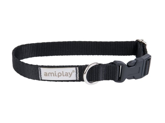 Amiplay Samba Obroża regulowana XL 45-70 x 2,5cm czarna Amiplay