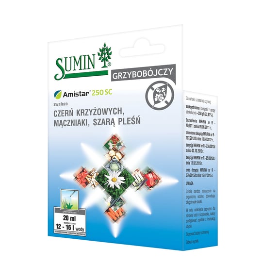 AMISTAR 250 SC 20 ML SUMIN   KKA-00103 na choroby grzybowe warzyw SUMIN