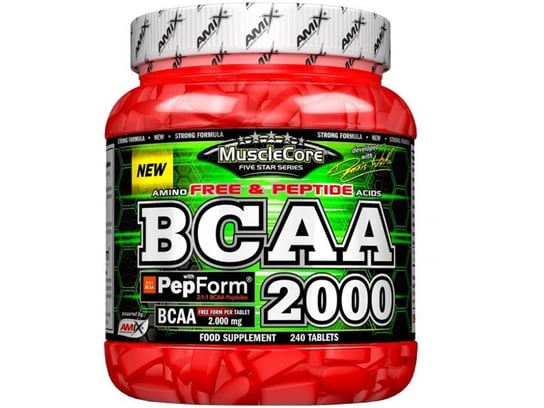 Amix, BCAA 2000 with PepForm MuscleCore, 240 tab Amix