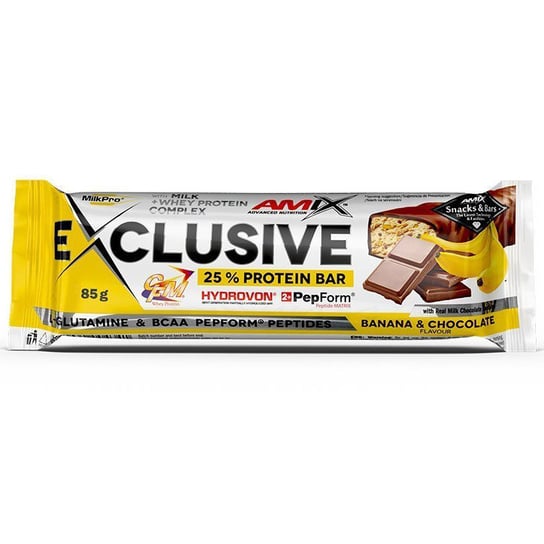 Amix Exclusive Protein Bar 85G Baton Białkowy Chocolate Banana Amix