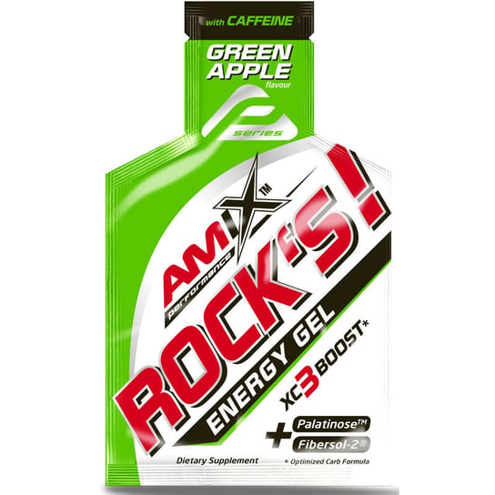 AMIX Rock's! Energy Gel With Caffeine 32g ZEL ENERGETYCZNY Z KOFEINA Green Apple Amix