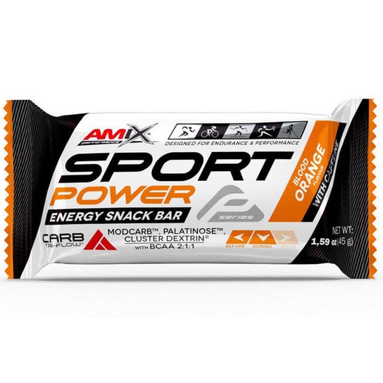 Amix Sport Power Energy Snack Bar With Caffeine 45G Baton Energetyczny Z Kofeina Amix