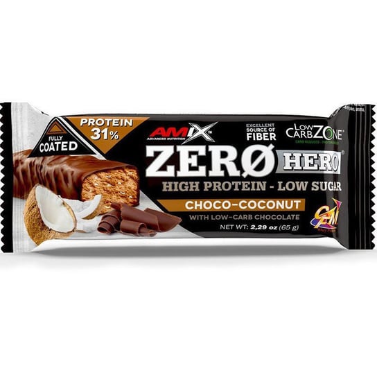 Amix Zero Hero Protein Bar 65G Baton Białkowy Chocolate Coconut Amix