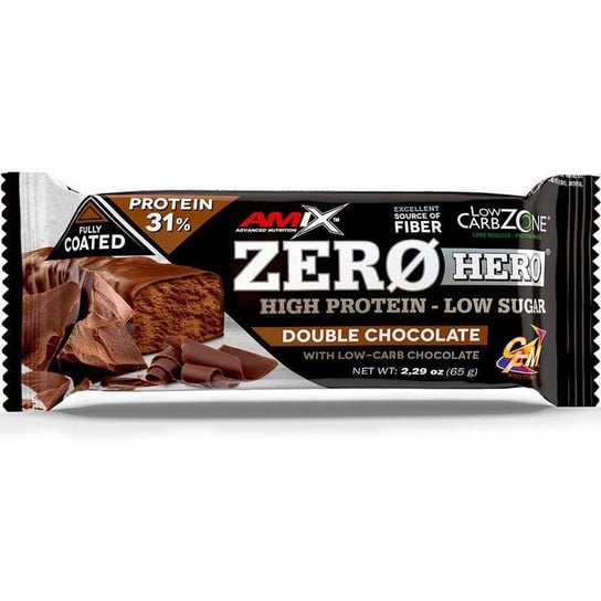 Amix Zero Hero Protein Bar 65G Baton Białkowy Double Chocolate Amix