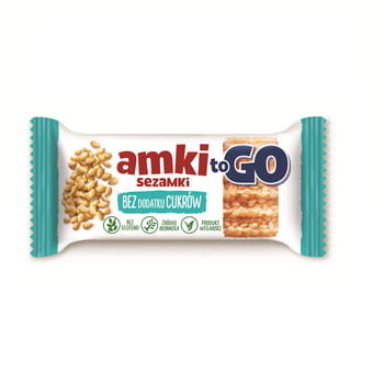 Amki TO GO Sezamki bez dodatku cukrów 22,5 g Amki