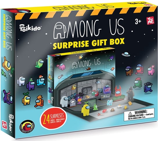 Among Us, kalendarz adwentowy Surprise Gift Box - Advent Callendar'22 Rebel