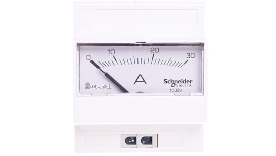 Amperomierz 1-fazowy analogowy modułowy 0-30A kl.1,5 do pomiaru bezpośredniego 16029 Schneider Electric