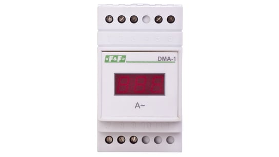 Amperomierz 1-fazowy cyfrowy modułowy 0-20A do pomiaru bezpośredniego DMA-1 F&F