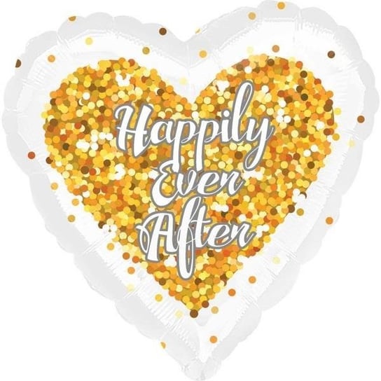 Amscan, balon foliowy serce Happily Ever After Amscan