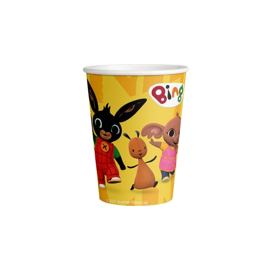 AMSCAN, Kubki Bing papierowe 250 ml 8szt Amscan