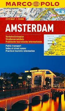 Amsterdam. City Map 1:15 000 Opracowanie zbiorowe