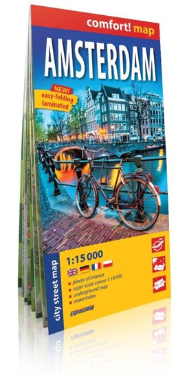 Amsterdam. Plan miasta 1:15 000 Opracowanie zbiorowe