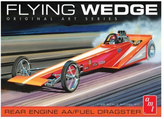 AMT, model do składania Samochód Flying Wedge Dragster 1:25 Original Art Series AMT