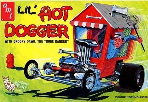 AMT, Samochód Li'l Hot Dogger Show Rod, Model plastikowy, 6+ AMT