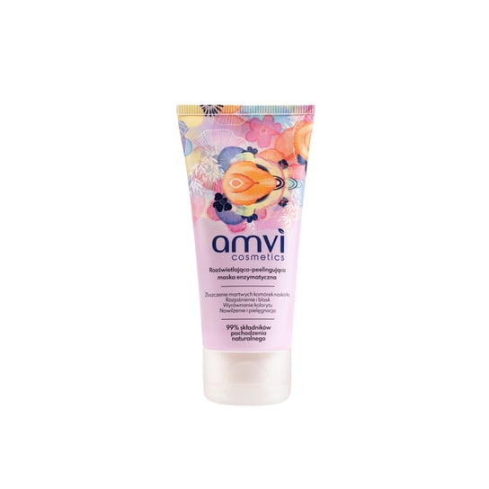 Amvi Cosmetics, Rozświetlająco - Peelingująca Maska Enzymatyczna Do Twarzy, 50ml Amvi Cosmetics
