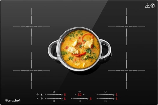AMZCHEF YL-IF7226S Płyta indukcyjna 5-strefowa z boosterem AMZCHEF