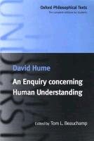 An Enquiry concerning Human Understanding David Hume