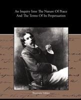 An Inquiry Into The Nature Of Peace And The Terms Of Its Perpetuation Veblen Thorstein