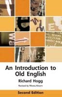 An Introduction to Old English Alcorn Rhona