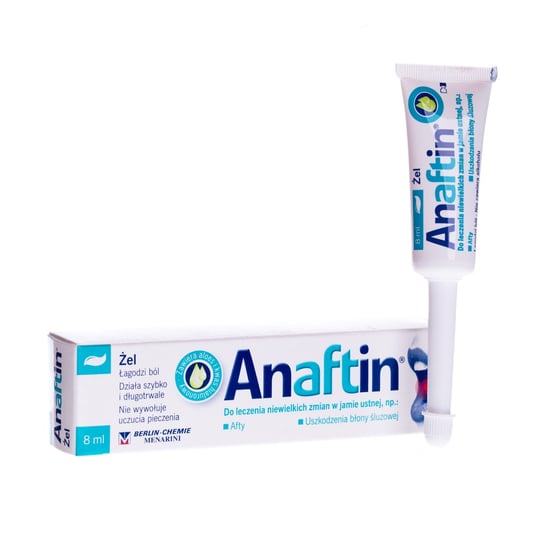 Anaftin, Żel do leczenia zmian w jamie ustnej, 8 ml Anaftin