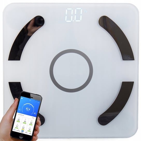 Analityczna Waga Łazienkowa Bluetooth 180Kg Szkło VERK GROUP