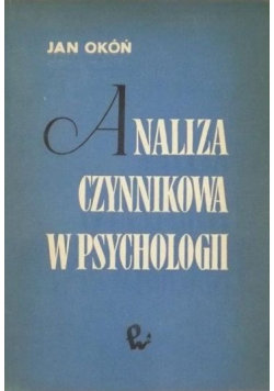 Analiza czynnikowa w psychologii PWN