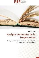 Analyse syntaxique de la langue arabe Barhoumi Amira