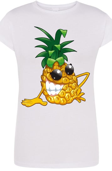 Ananas Damski Modny T-shirt Prezent Rozm.S Inna marka