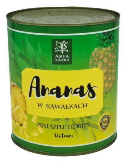 Ananas w kawałkach 565g - Asia Foods Asia Foods