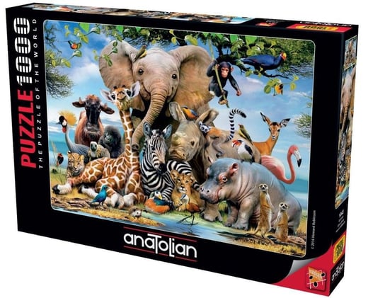Anatolian, puzzle, Afrykańskie zwierzęta, 1000 el. Anatolian