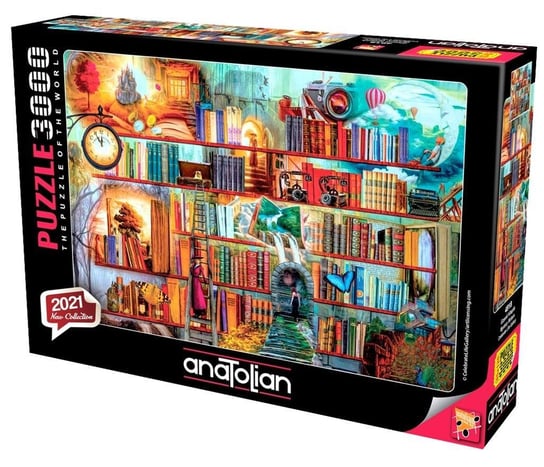 Anatolian, puzzle, Biblioteka pełna przygód, 3000 el. Anatolian